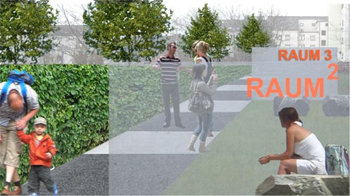 3 Raum Park, Fotomontage by planart4